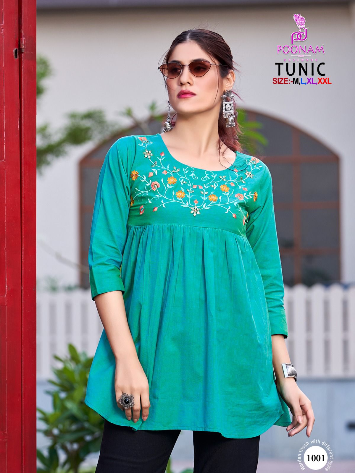 Poonam Tunic Premium Wear Ladies Top Catalog
